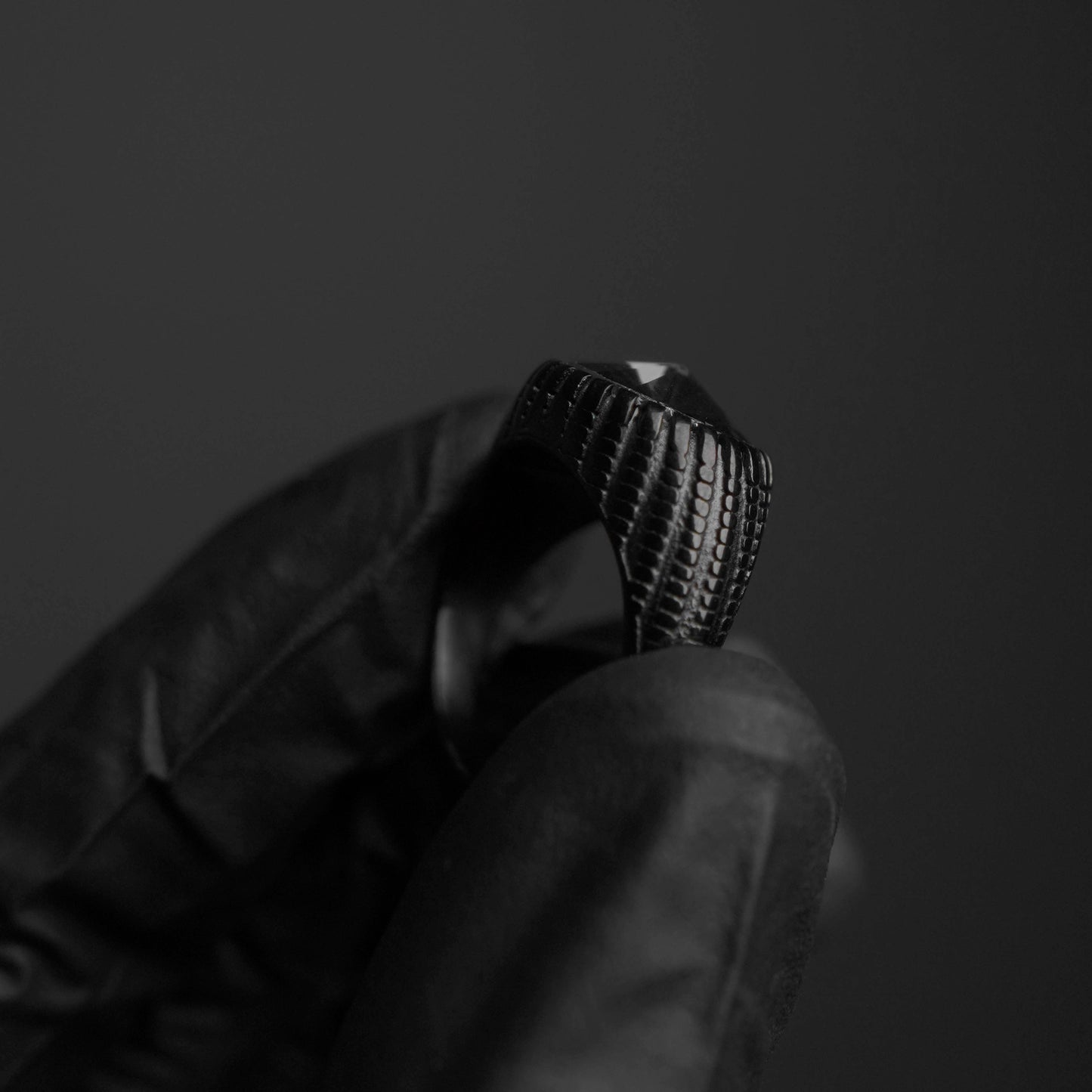 Dark Diamond Ring