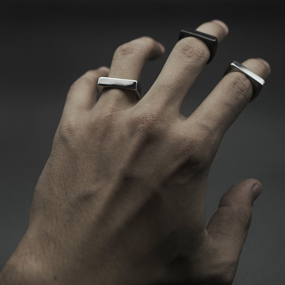Onyx Blade Ring